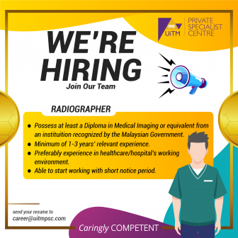 RADIOGRAPHER VISUAL WE'RE HIRING JOB
